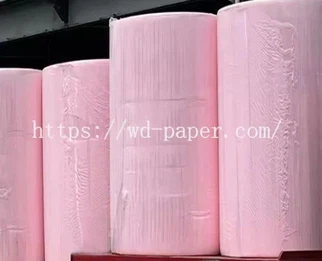 Fuld farve servietvæv forældrerulle